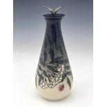 Sally Tuffin for Dennis Chinaworks, Jasmine and butterfly vase