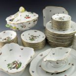 Herend of Hungary, an extensive composite porcelain dinner service, comprising large oval twin