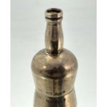 An Edwardian silver perfume bottle, Levi & Salaman, Birmingham 1905, 5.5cm high