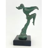 Max Le Verrier, an Art Deco patinated art metal figure