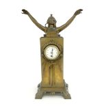A French Art Nouveau figural clock