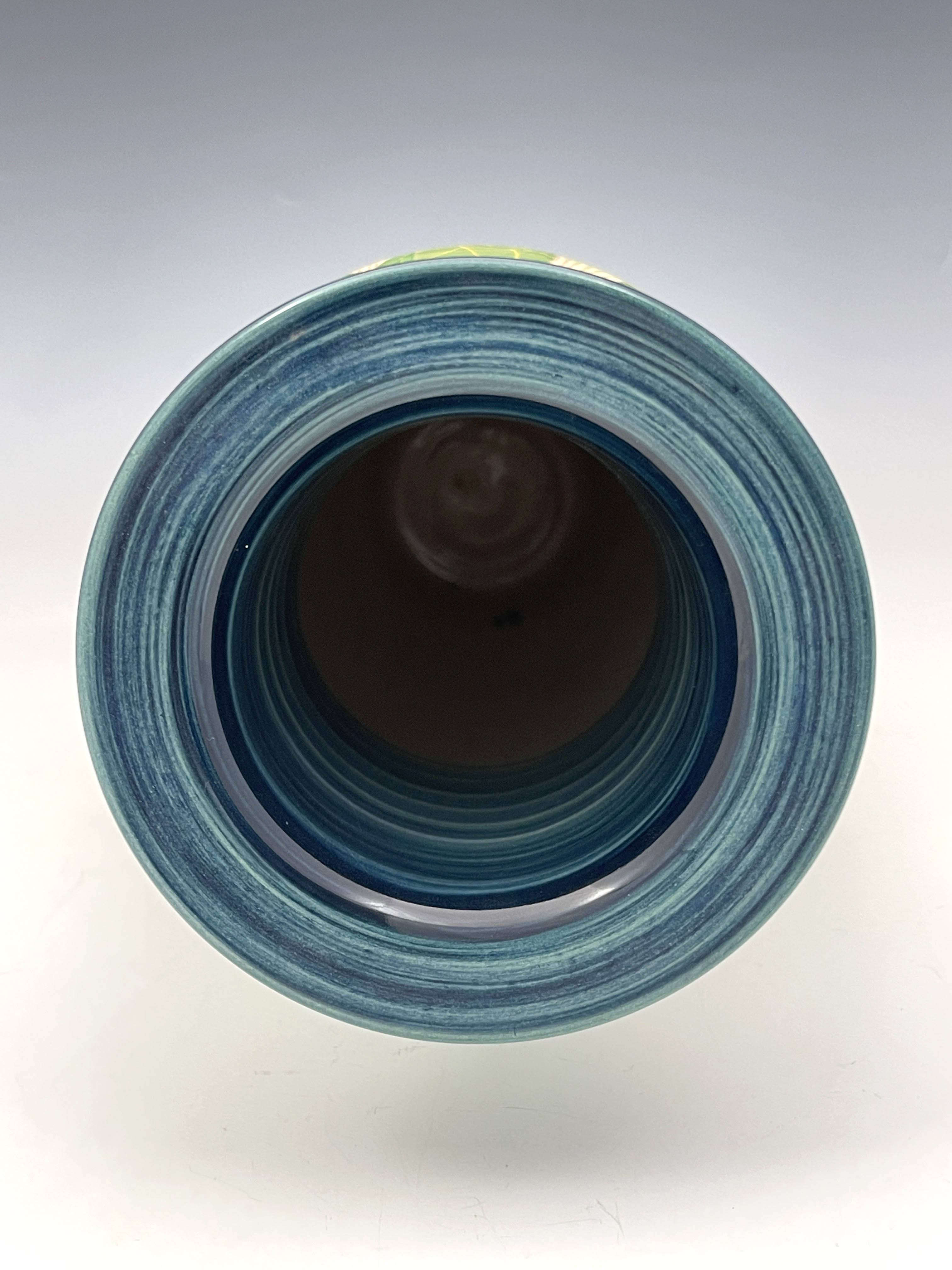 Sally Tuffin for Dennis Chinaworks, Datura pattern vase, Etruscan form, 2002, marked No 1, 41cm high - Image 3 of 5