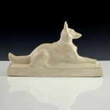 Francois Levallois, an Art Deco ceramic figure of a fox