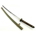 A WWII Japanese Shingunto Army Officer's katana sword