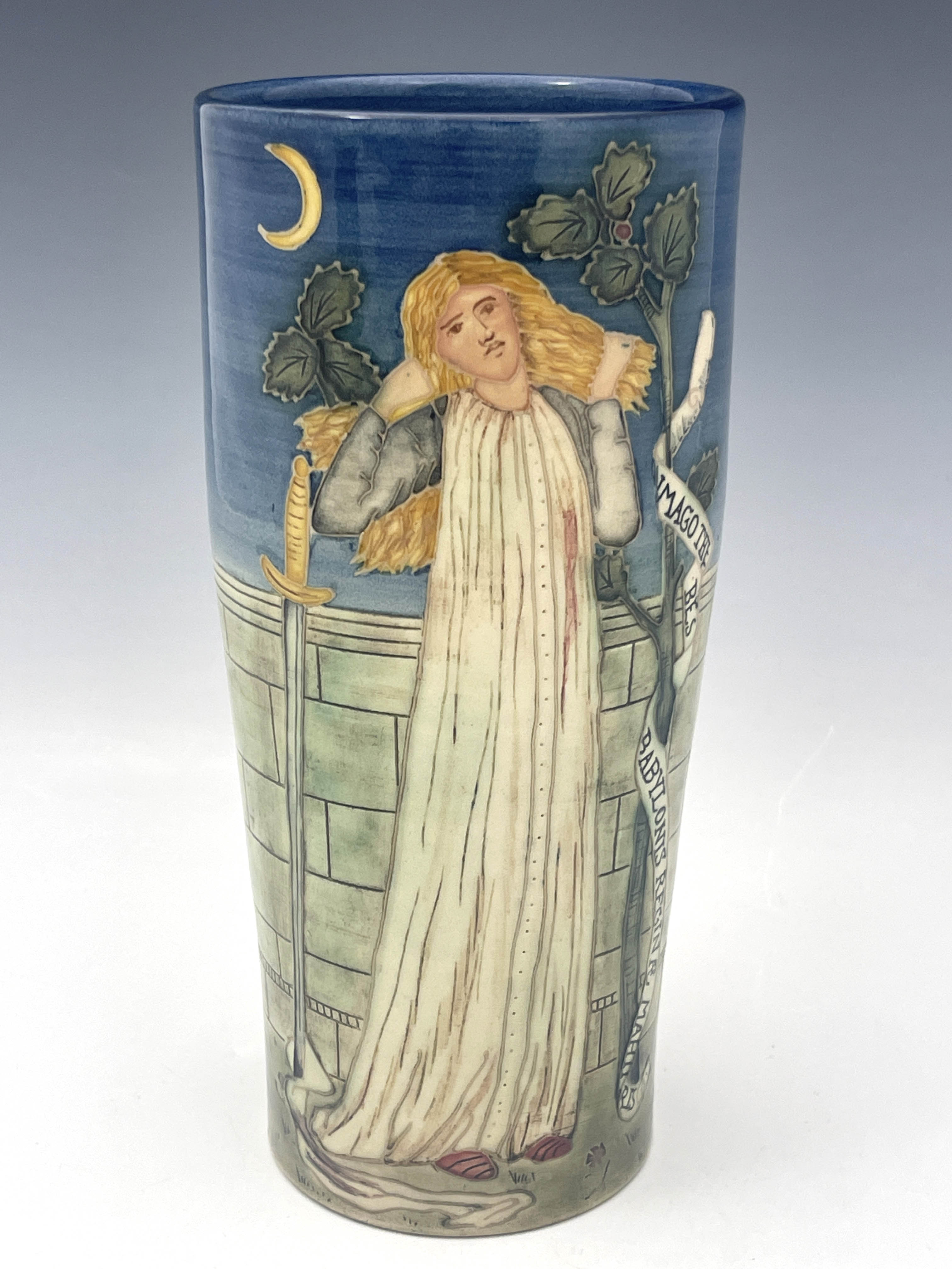 Sally Tuffin for Dennis Chinaworks, Shakespeare Thisbe vase after a design by William Morris