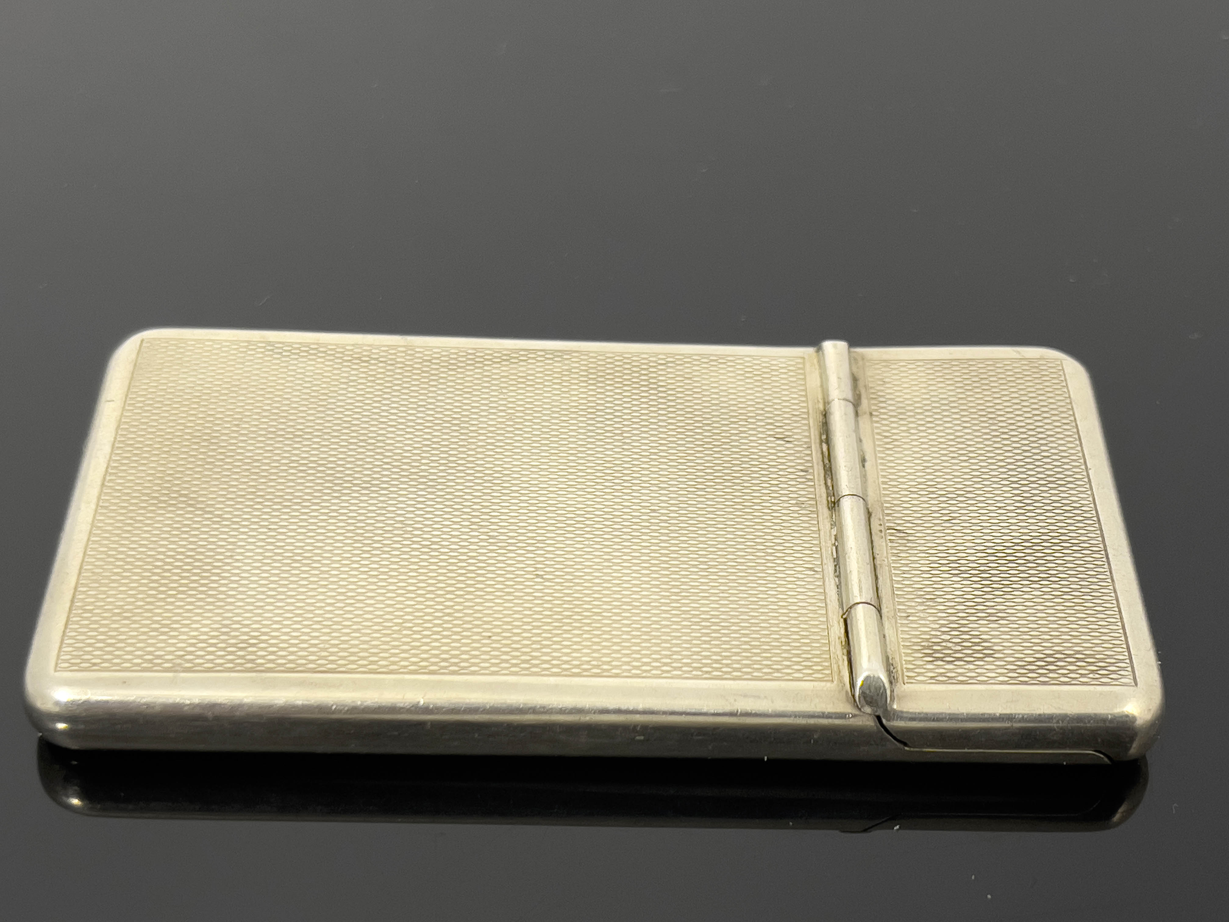 A George V silver card case, Sampson Mordan & Co, - Image 3 of 4