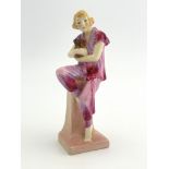 Leslie Harradine for Royal Doulton, a figure, Lido Lady