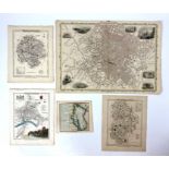 English counties, a collection of thirteen 18th to 19th century maps, including A Mappe of the