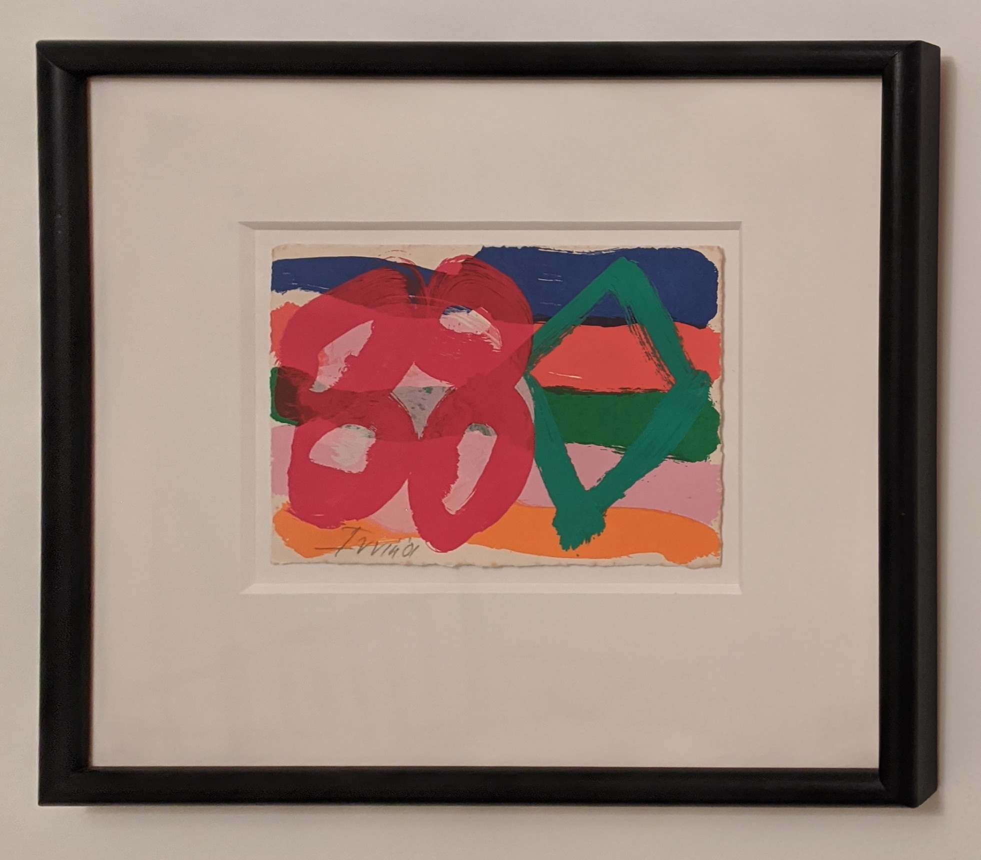 Albert Irvin OBE (British, 1922-2015), abstract study, screenprint, signed in pencil lower left and - Image 2 of 4