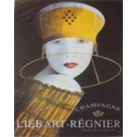 Liebart Champagne poster, 91cm x 61cm