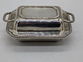 An Asprey silver miniature entre dish, 20th century, London hallmarks, 150g, L.11.5cm