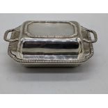 An Asprey silver miniature entre dish, 20th century, London hallmarks, 150g, L.11.5cm