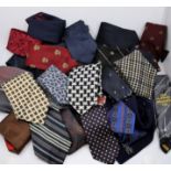 A large collection of Vintage Mens Ties to include 9 Harrods Ties, 8 Pierre Cardin Pairs, Austin