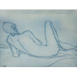Ã‰tienne Ret (1900-1966), Reclining Nude, aquatint, signed in pencil and numbered 40/50