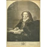 Richard Earlom (1743-1822) After Ferdinand Boll drawn by George Farington, 1775, mezzotint,