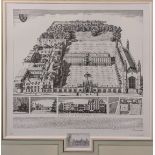 Andrew Ingamells (20th century British), Kings College , Cambridge, line etching, signed in pencil