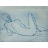 Etienne Ret (1900-1966), Reclining Nude, aquatint, signed in pencil and numbered 40/50