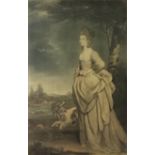 After Joshua Reynolds, Mrs Matthew, mezzotint, published by Dickenson & Watson, London, H.75cm W.