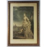 After Joshua Reynolds, Mrs Matthew, mezzotint, published by Dickenson & Watson, London, H.75cm W.