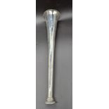 A Sampson Mordan & Co. late Victorian silver hunting horn, hallmarked 1898, maker mark S.M&Co.,
