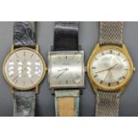3 vintage Zenith gents watches