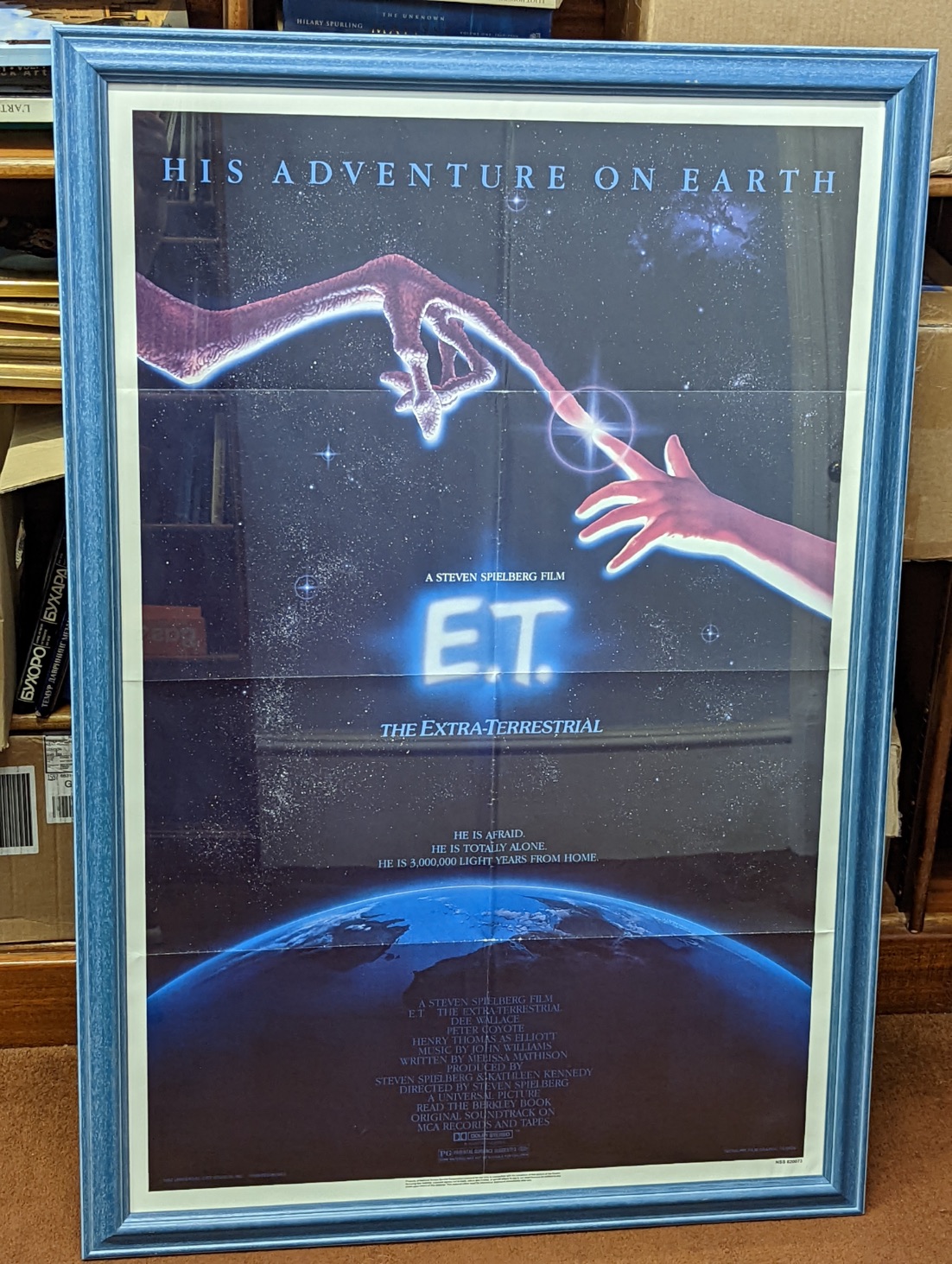 E.T. movie poster, 1982 issue, 102cm x 67cm - Image 3 of 6