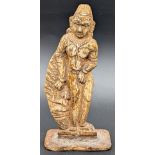 A 15th or 16th century South East Asian carved bone Buddha, H.11.5cm