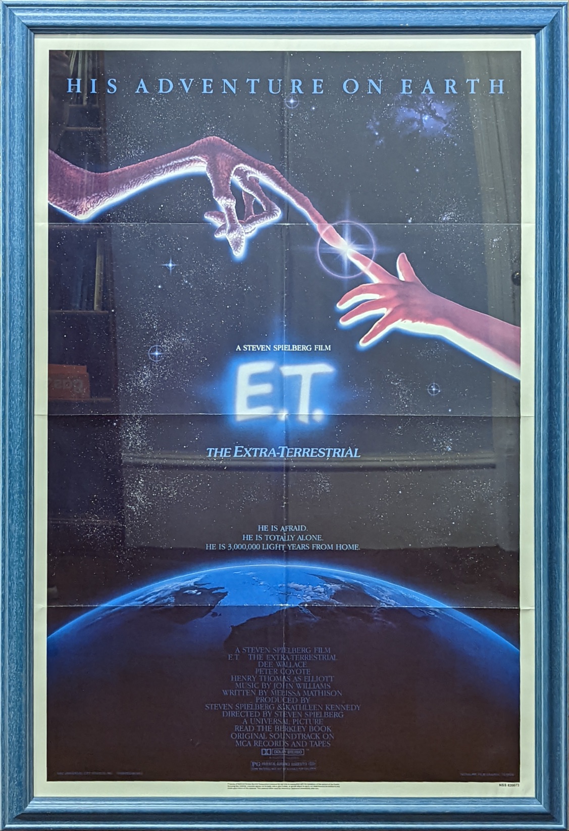 E.T. movie poster, 1982 issue, 102cm x 67cm - Image 2 of 6