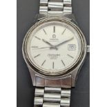 An Omega Seamaster Cosmic 2000, automatic gents wrist watch, original stainless steel bracelet,