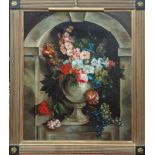 After Jacob Van Es, still life of flowers, oil on canvas