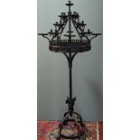 A large Gothic style floor standing candelabra H.150cm