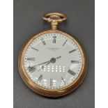 Eugene Bornand pocket watch, the dial signed Euge Bornard & Cie a Ste.Croix, no.3134, the