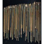A collection of 45 18-19th collection Mughal Indian arrows (mostly painted and lacquered )