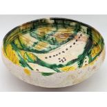 A 10-11th century Persian sgraffito pottery bowl, H.7cm D.18.5cm