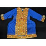 A finely embroidered Indian or central Asian ladies dress,