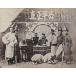 A rare collection of 19th century Chinese photography, 40 albumen prints in total, 21 Chinese,