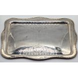 A 20th century silver serving tray, hallmarked Sheffield, 1921, maker Cooper Brothers & Sons Ltd,