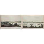 Late 19th/early 20th century Australian School, a set of four views of Sydney, New South Wales,