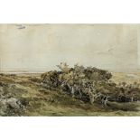 Thomas Collier R.I. (1840-1891), landscape, 1836, watercolour, signed lower left, H.24.5cm W.35cm.