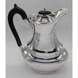 An early 20th century silver coffee pot, hallmarked London, 1936, 608g, H.24cm