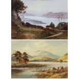 Frederick Shaw (early 20th century British), Rydalmere and Windermere (Lake District, Cumbria),