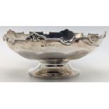 A Mappin & Webb silver fruit bowl, hallmarked Birmingham, 1925, also marked Mappin & Webb to base,