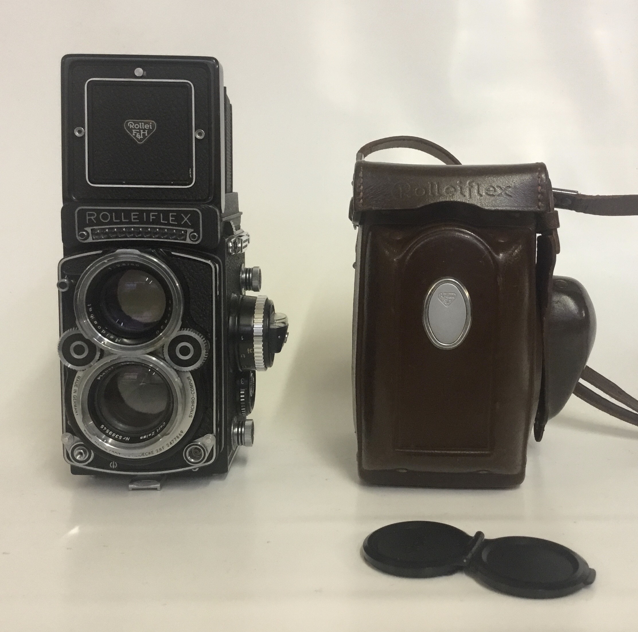 Rolleiflex White Face F TLR Camera