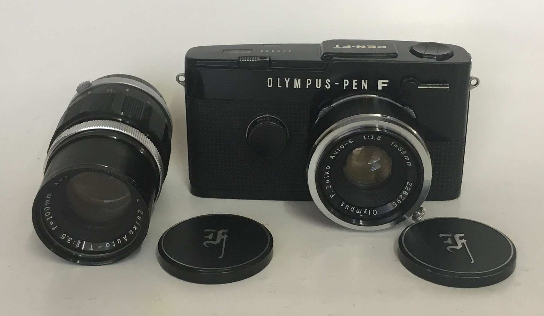 Olympus Pen-FT SLR Camera Serial No:320833 Lens: 38mm Zuiko Additional Lenses: 100mm Zuiko Auto