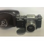 Rectaflex Standard Camera Serial No:28574 Lens: 50mm Flor Accessories: Leather Case Age of Item: