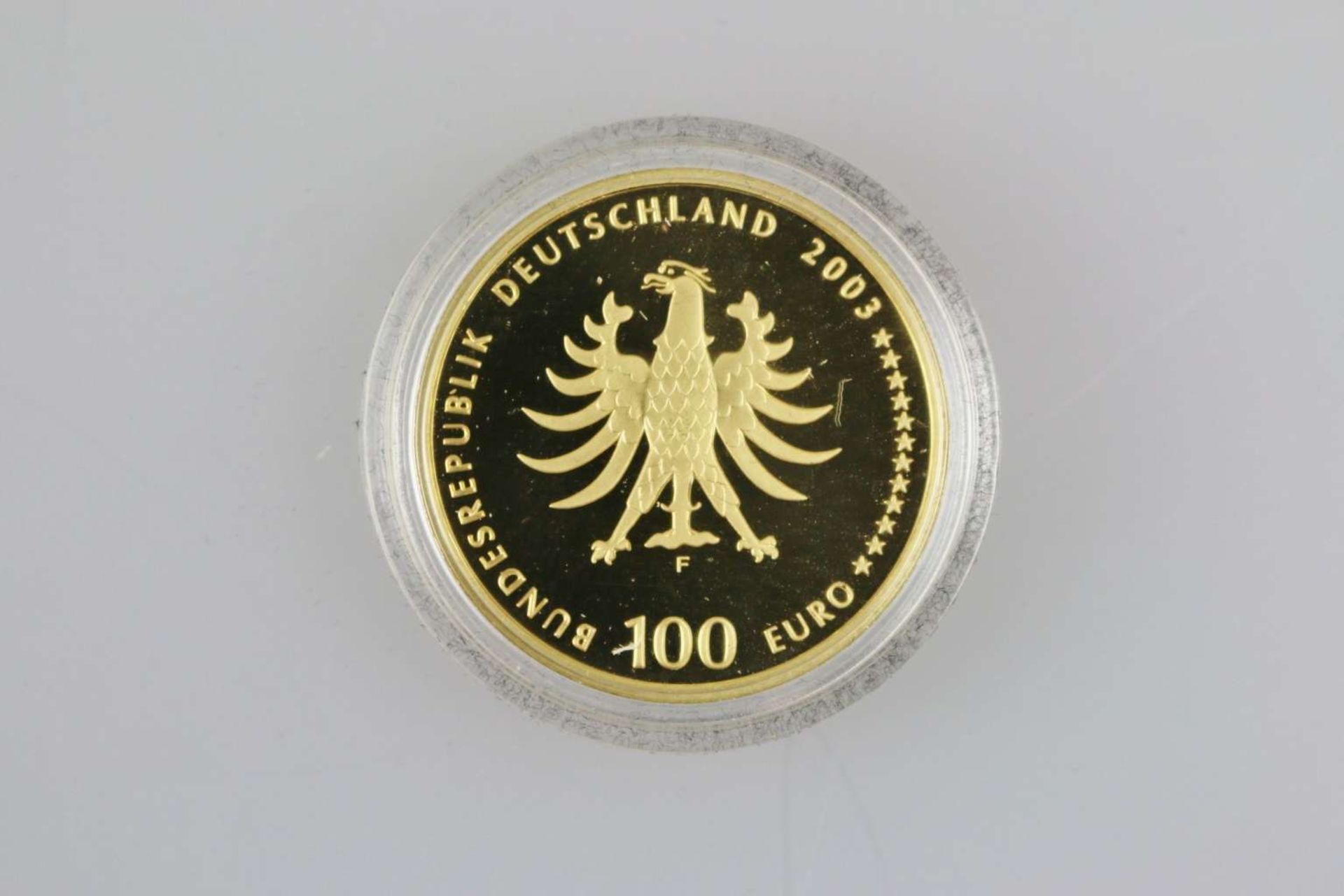 BRD, 100 Euro Goldmünze - Bild 2 aus 3