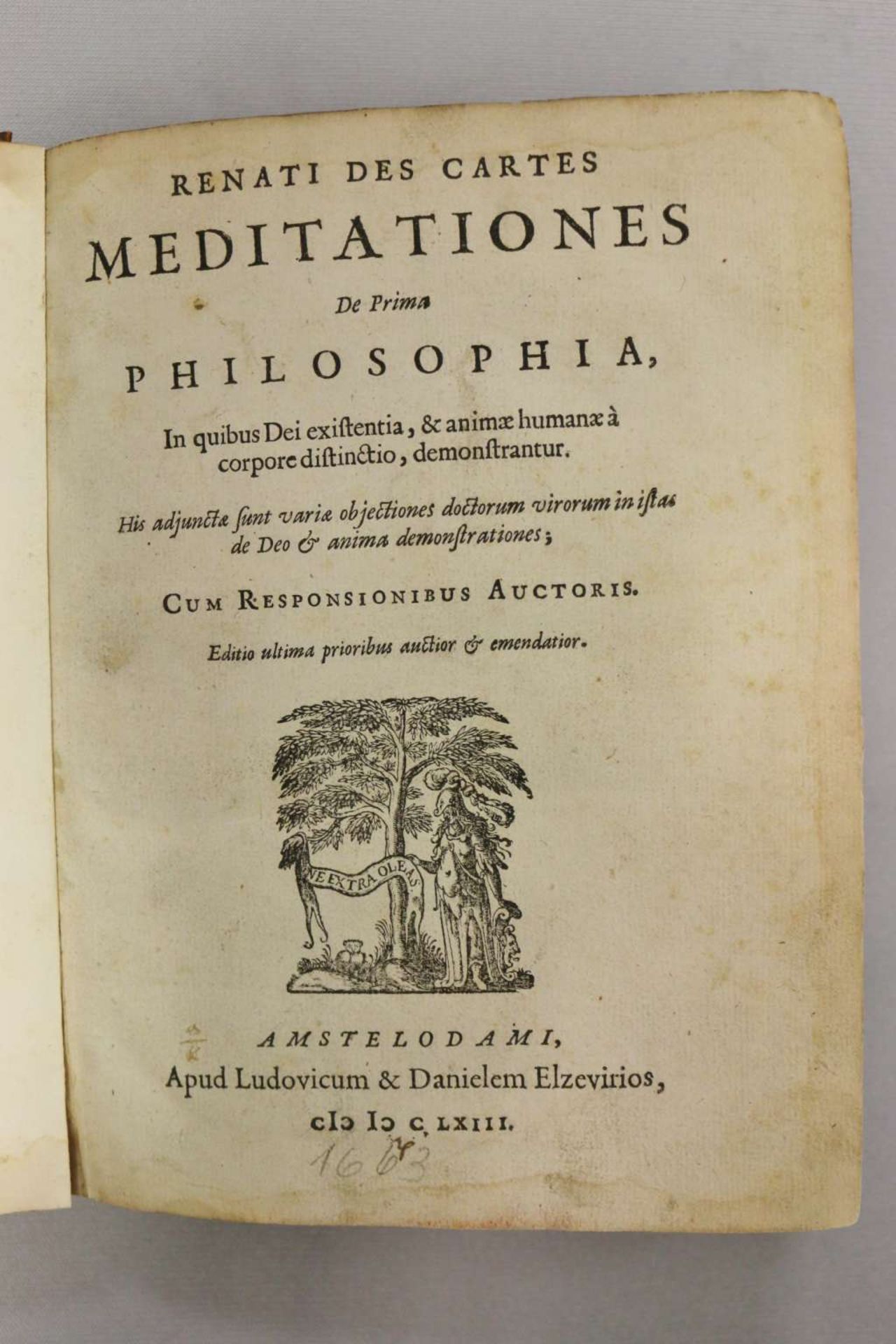 Rene Descartes: Meditationes - Bild 2 aus 3