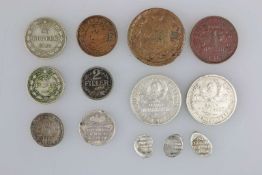 Konvolut Umlaufmünzen, 13 Stück, vers. Länder