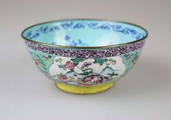 China, Cloisonné Schale, Qing-Dynastie