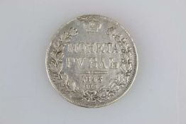 Russland, 1 Rubel, 1843